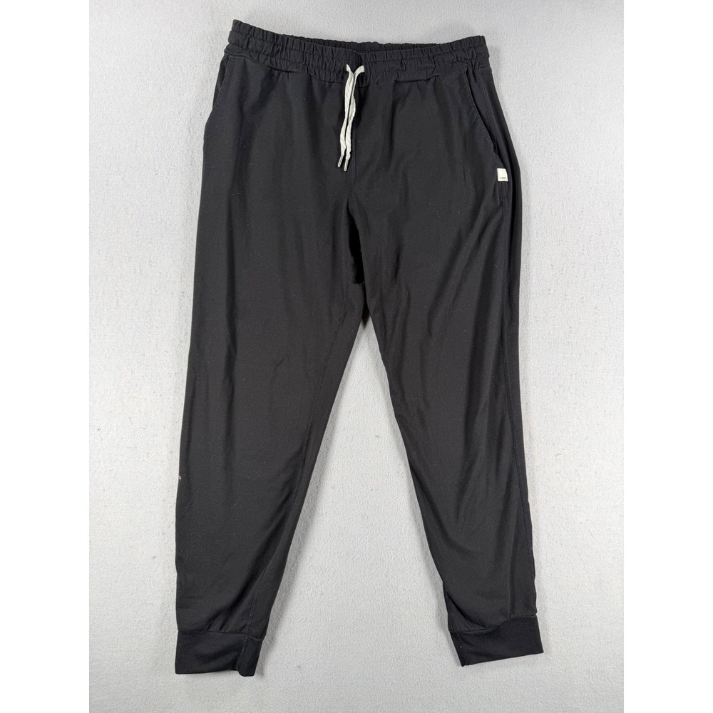 Vuori Performance Joggers Black Drawstring Stretch Yoga Lounge Pants Womens